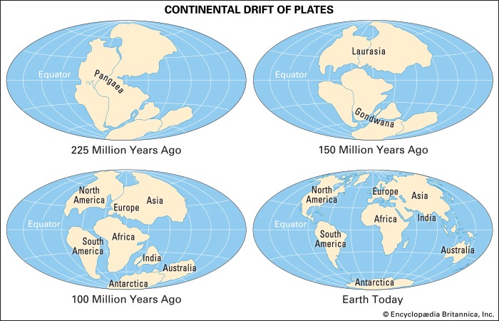 Breakup Of Supercontinent Pangea Begins