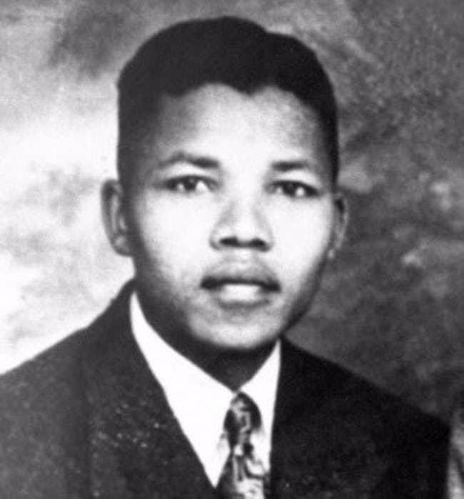 nelson mandela as a teenager