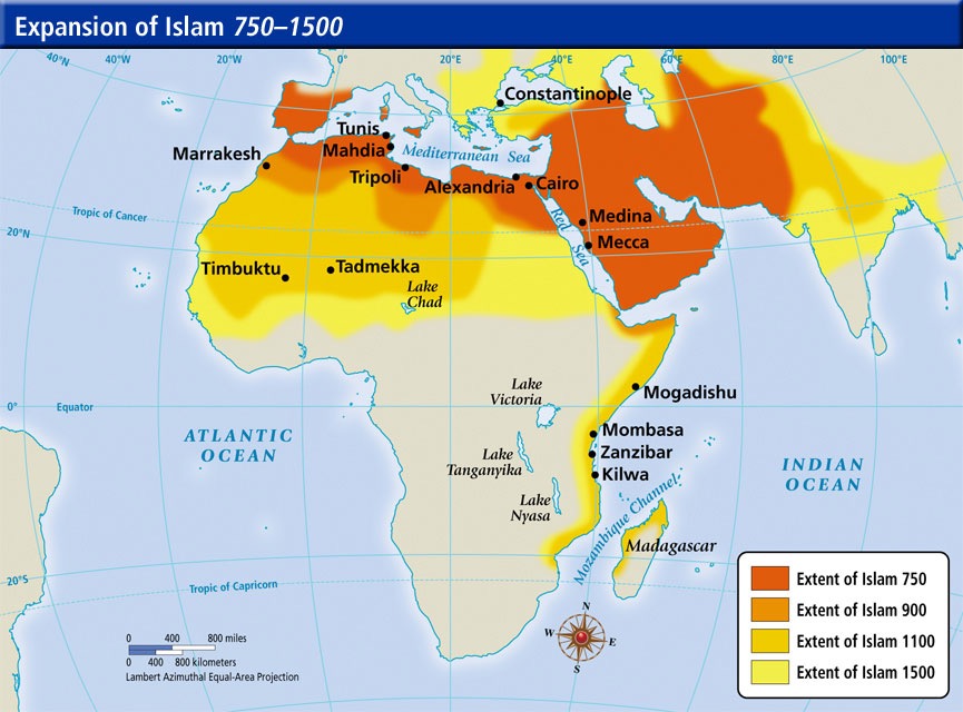 Islam Spreads Across North Africa Thanks To Muslim Merchants Who ...