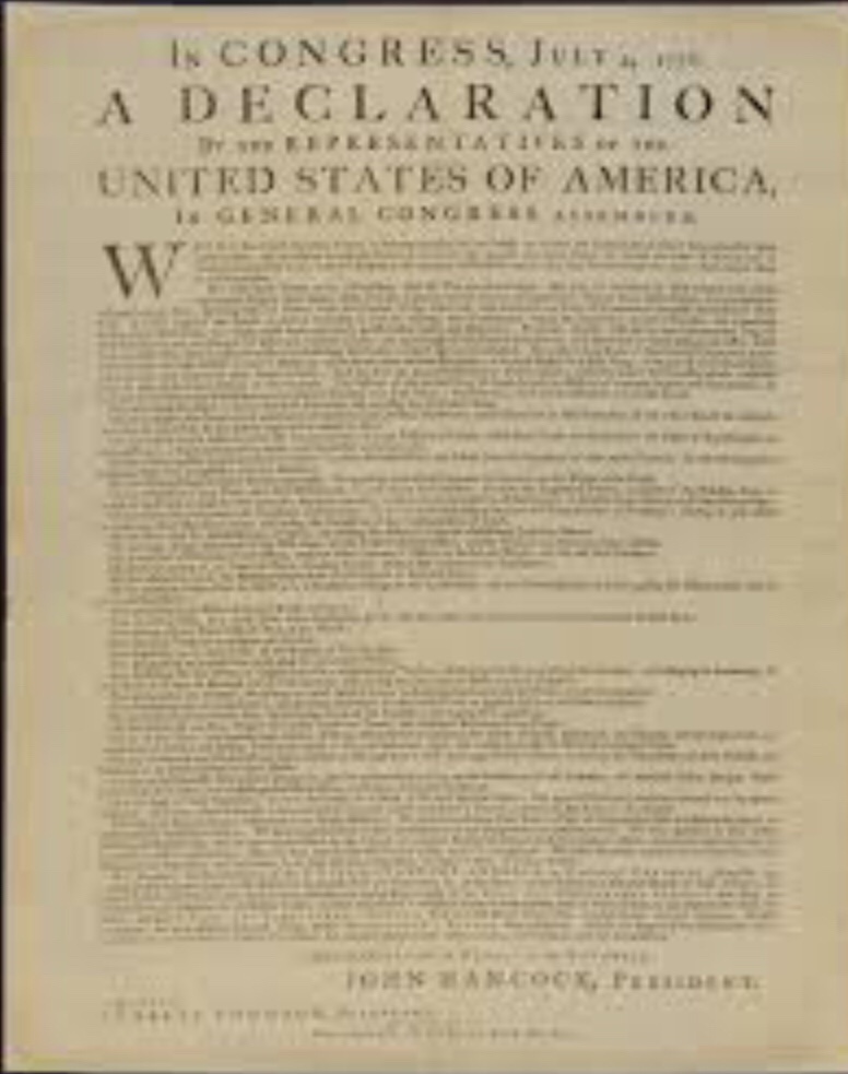 the declaration of independence states that liberty is a right