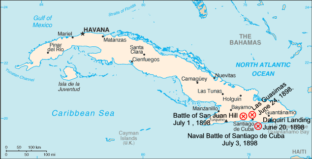 This map shows the exact places of war and battles that occured during ...