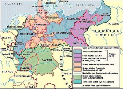 The German states as of 1864.