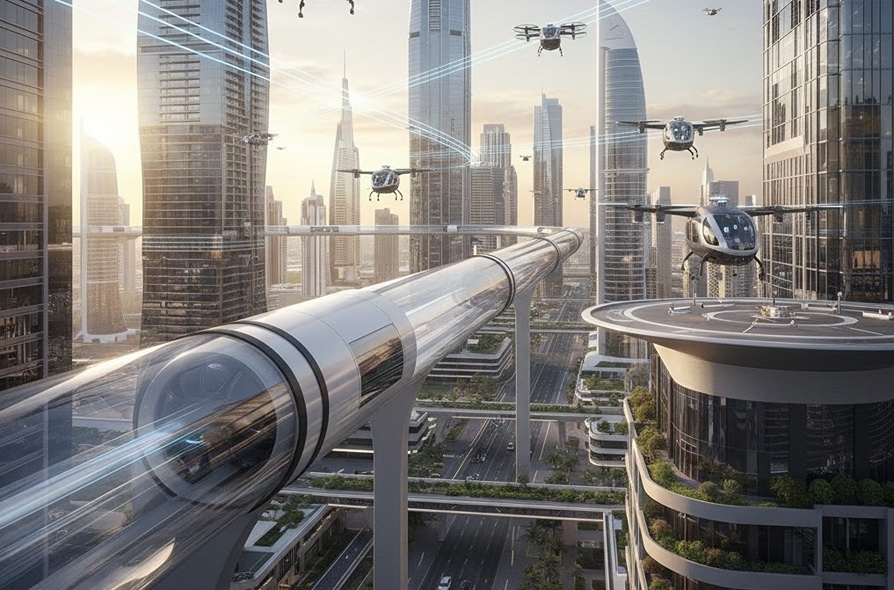 The UAE is exploring advanced transportation concepts such as the ...