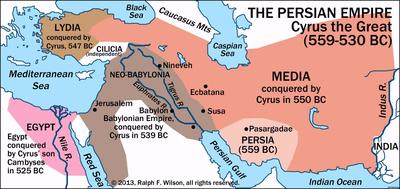 General Area of the Achaemenid Empire