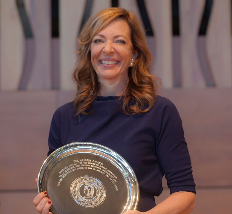 2016: Allison Janney '77 becomes the first woman to be given the Alumni ...