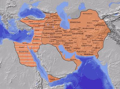 Sassanid Empire at its largest extent.