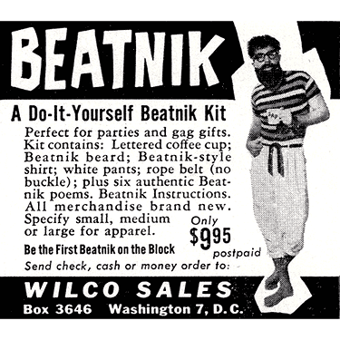 A stereotypical beatnik