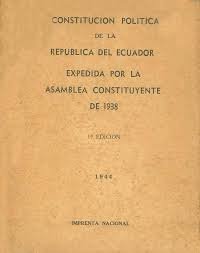 El 2 De Diciembre De 1938 En Quito Seaprueba La Nueva Constitución, Mas ...