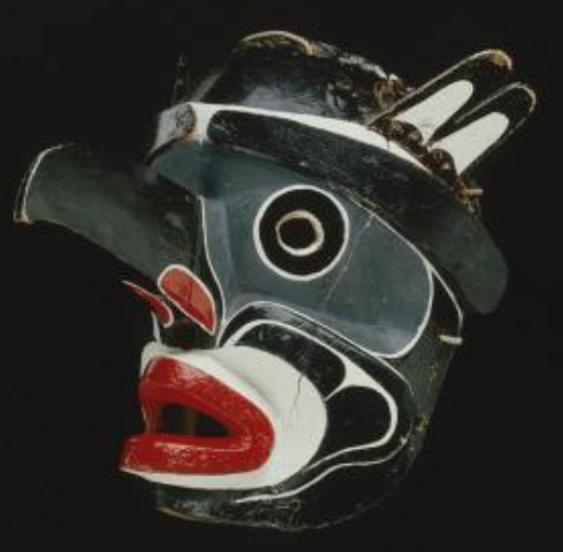 1940 Gwaxwaml (atlak'im Raven mask) Mungo Martin http://art ...