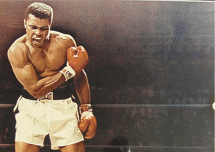 Muhammad Ali was known for his outspoken political ides.