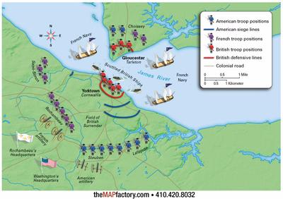 A Map of the Trap at Yorktown