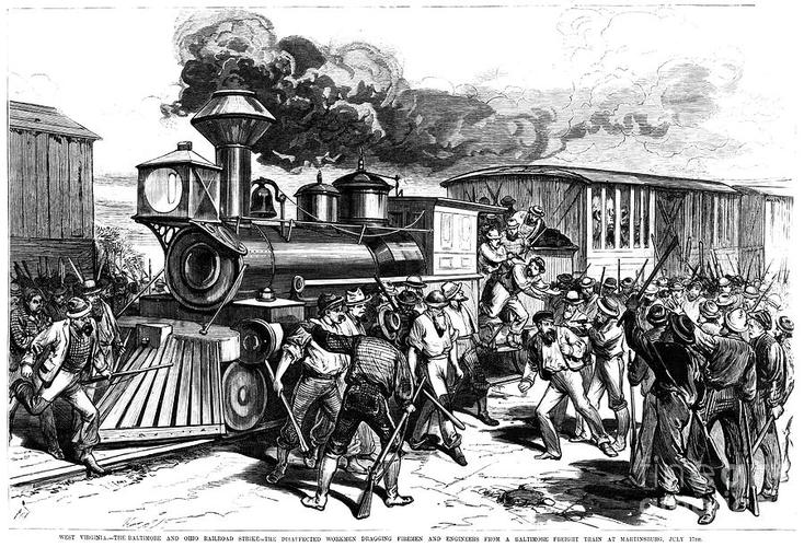 1877 - Railroad Strike of 1877 (Strikes 1877 -... | Sutori