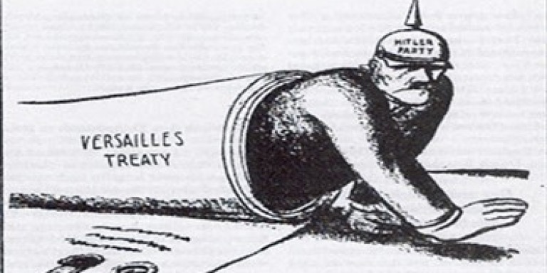 This political cartoon display a person that looks... | Sutori