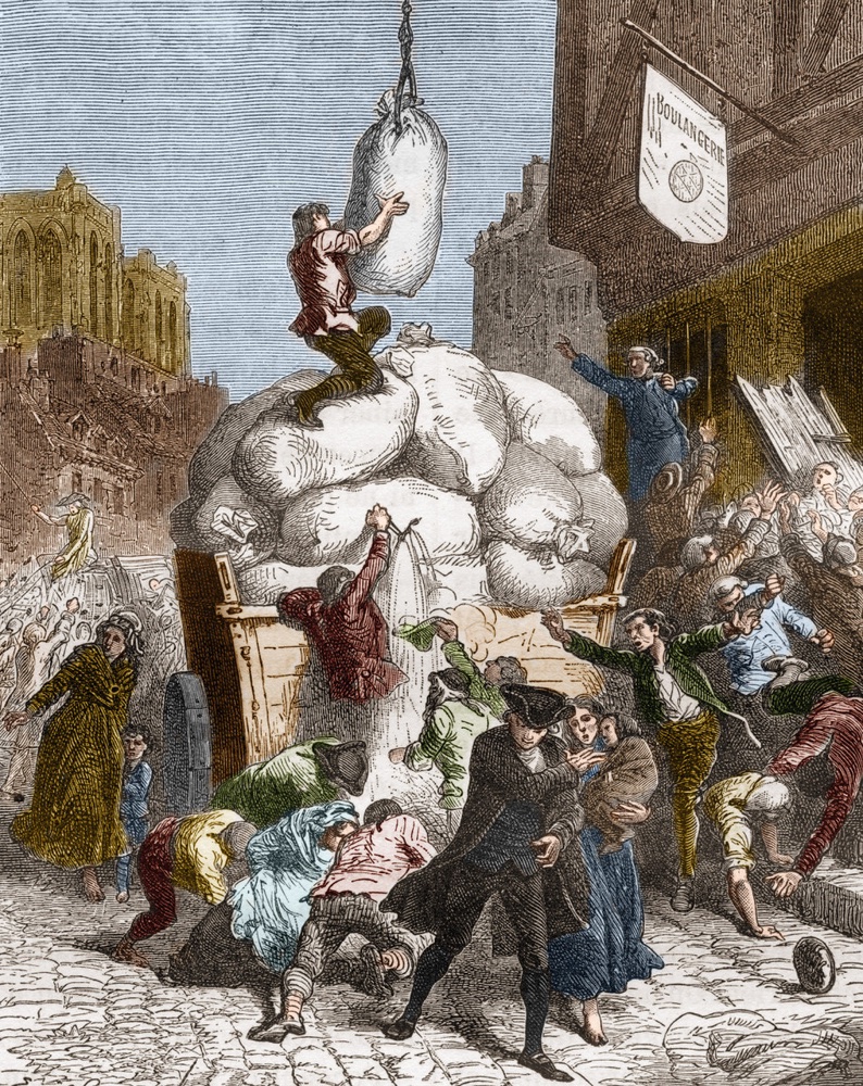 Bread Riots France Share