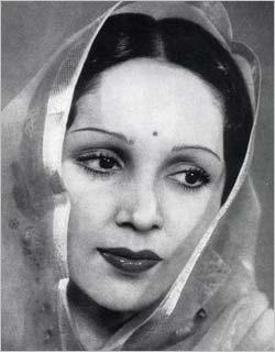 Bollywood makeup from the 1930s.