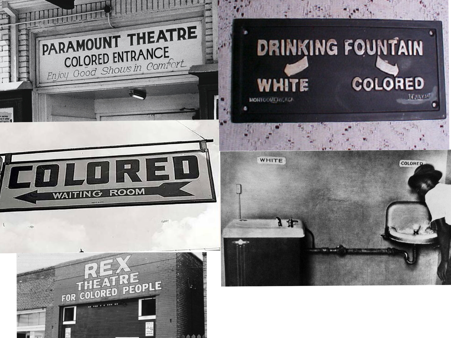 Jim Crow Laws 1880s 1960s 3836