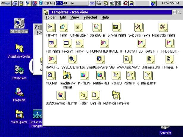 2002 Gui OS/2 WARP 4(1996)