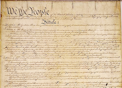 The first article of the constitution.