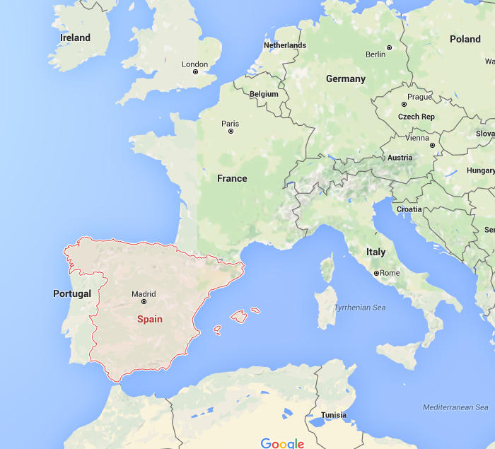 World Maps Library - Complete Resources: Google Maps Spain And Portugal