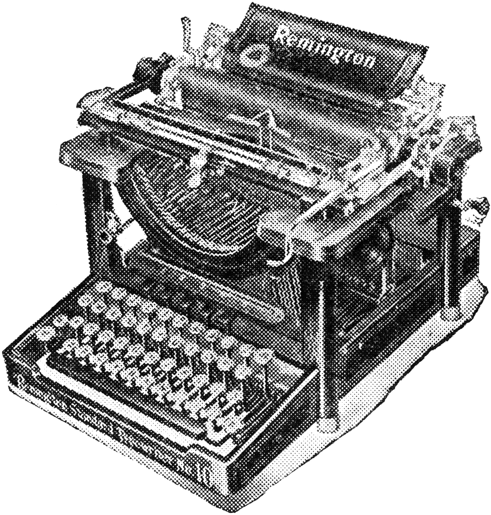 The typewriter was created in....