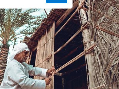 Before modern buildings, many Emiratis lived in homes made from palm ...