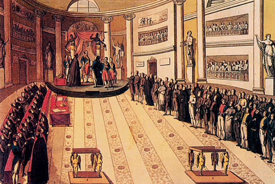 LA PRIMA INSURREZIONE SI VERIFICO IN SPAGNA NEL GENNAIO 1820.