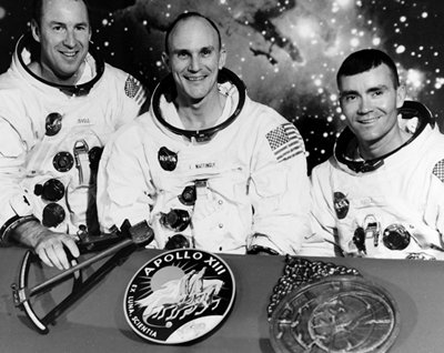 The crew members of the Apollo 13 mission were the following ...