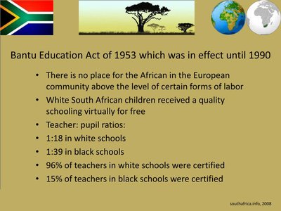 1984 To 1990 : Black School Improvement