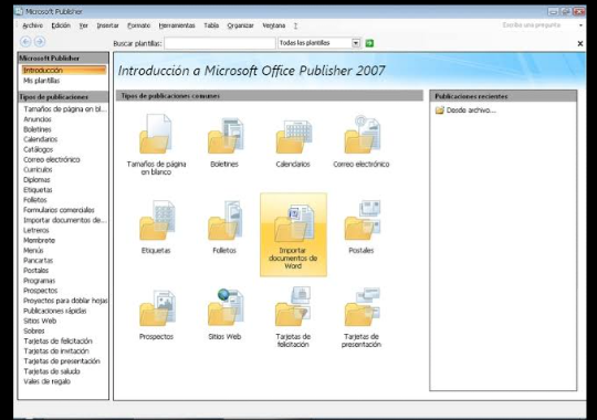 Microsoft publisher 2007: incluye capacidad para la exportación de ...
