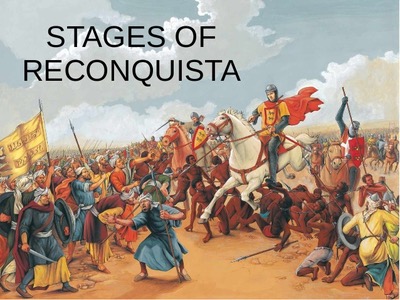 16. The Reconquita is the stage period when the Spanish drove the ...