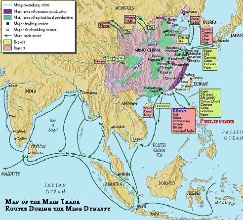 ming dynasty trade routes