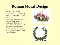 History Of Floral Design timeline