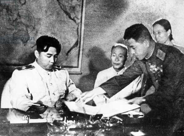 Signing of the Korean Armistice Agreement