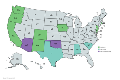 States that require discussion of sexual orientation during sex ...