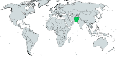 The Indus River Valley was located in Pakistan and Afghanistan.