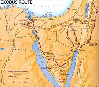 c.1446 or 1290 BC The Exodus begins. Led by Moses, the Israelites leave ...