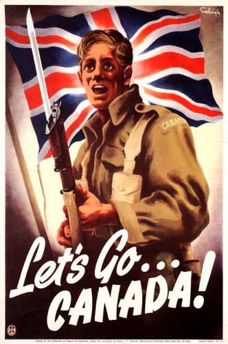 An image of a World War 2 poster.