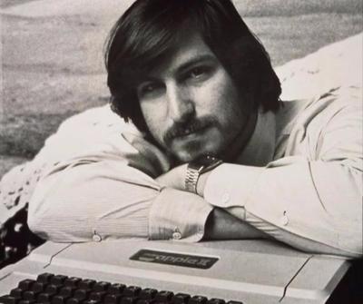 Steve con la primera computadora personal