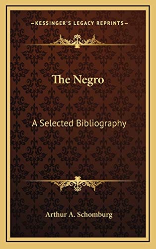 While Schomburg collected books he also published checklists for other ...