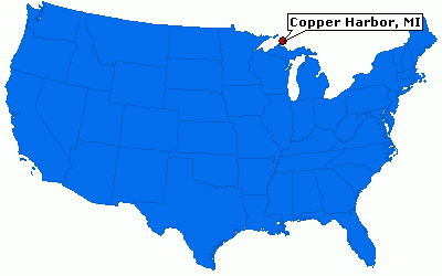 Copper Harbor Mi Map The Downfall Of Copper Harbor | Sutori