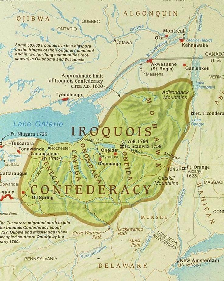 Iroquois Confederacy Map