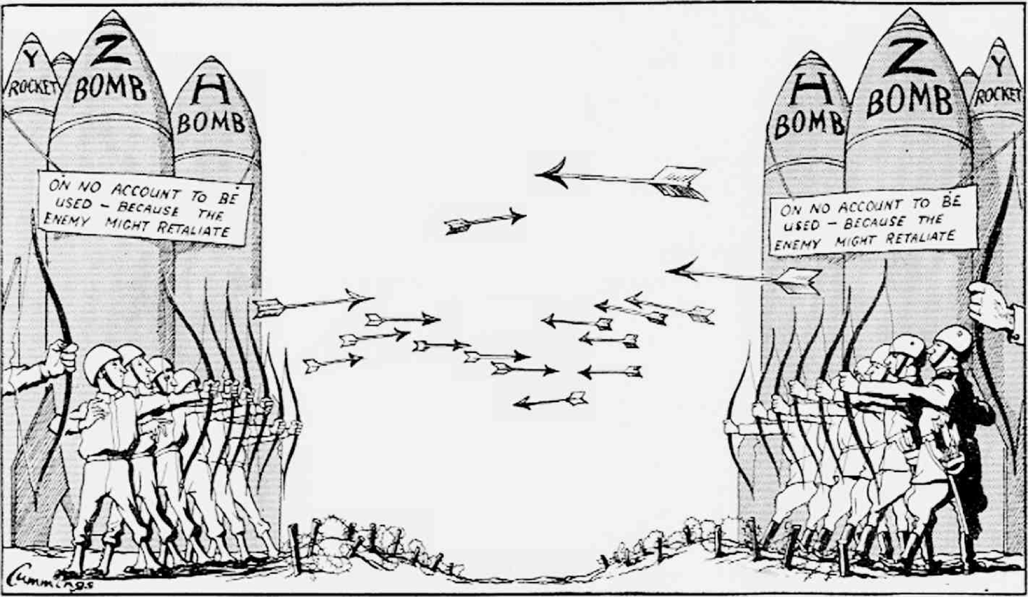 It s an arms race. Гонка вооружений карикатура.