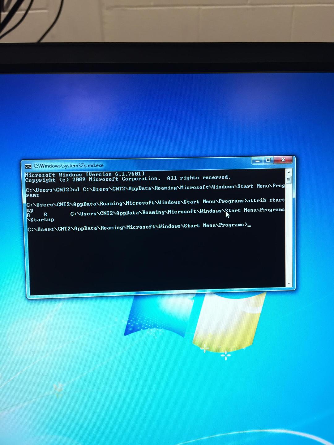 Windows Configuration Folder Share