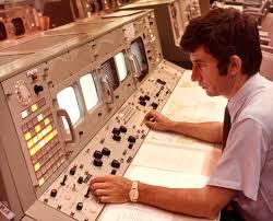 This image shows the computers in the 1960's