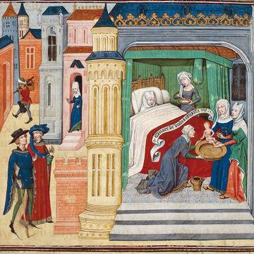 Birth in the Middle Ages.