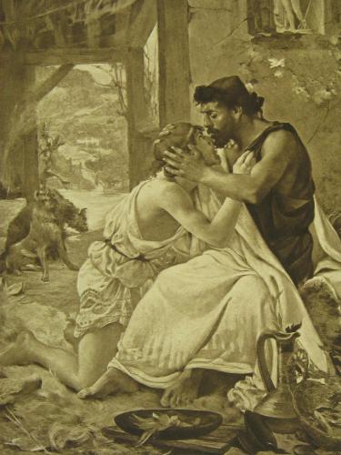 Odysseus And Telemachus Meet