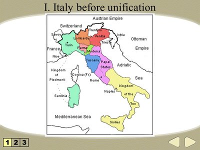 Congress of Vienna for Italy, 1815