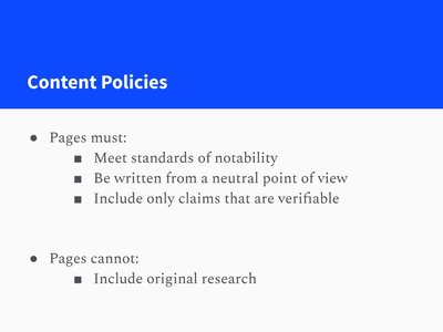 Content Policies