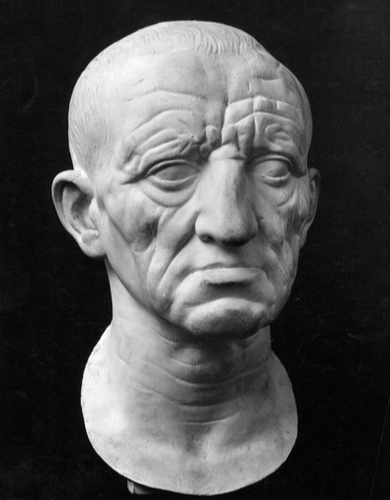 Head of a Roman patrician.