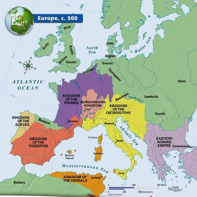 Early Middle Ages: 500 CE